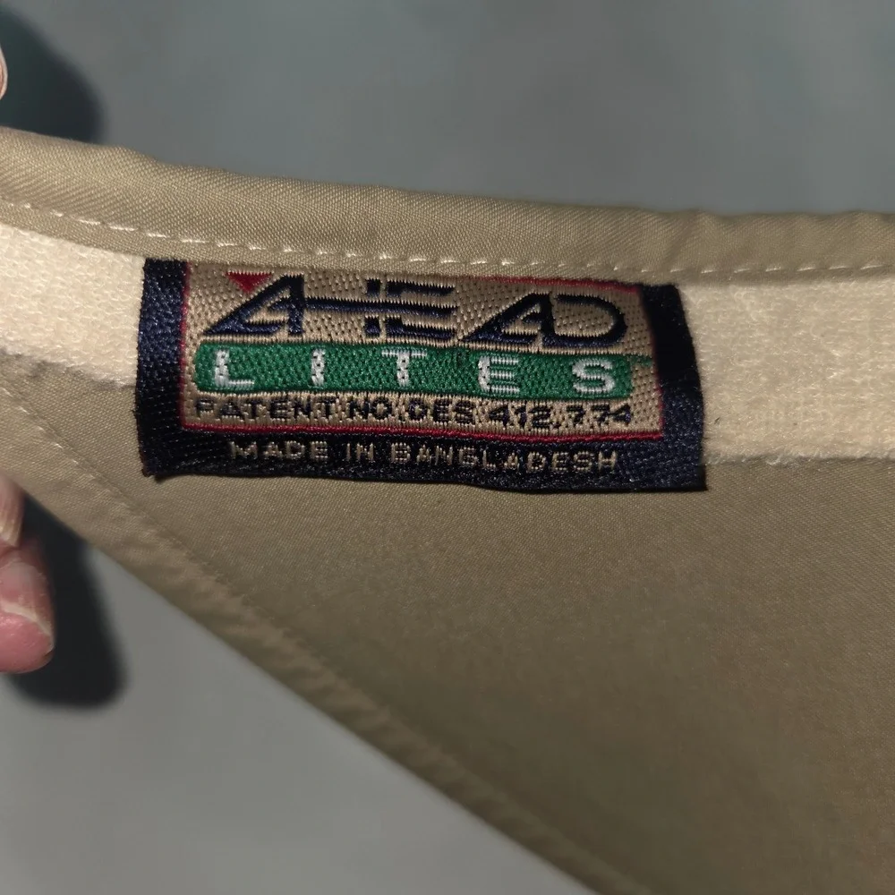 Ahead Lites Visor‎ Women One Size Tan Harbor Hills Country Club Golf V68MF3